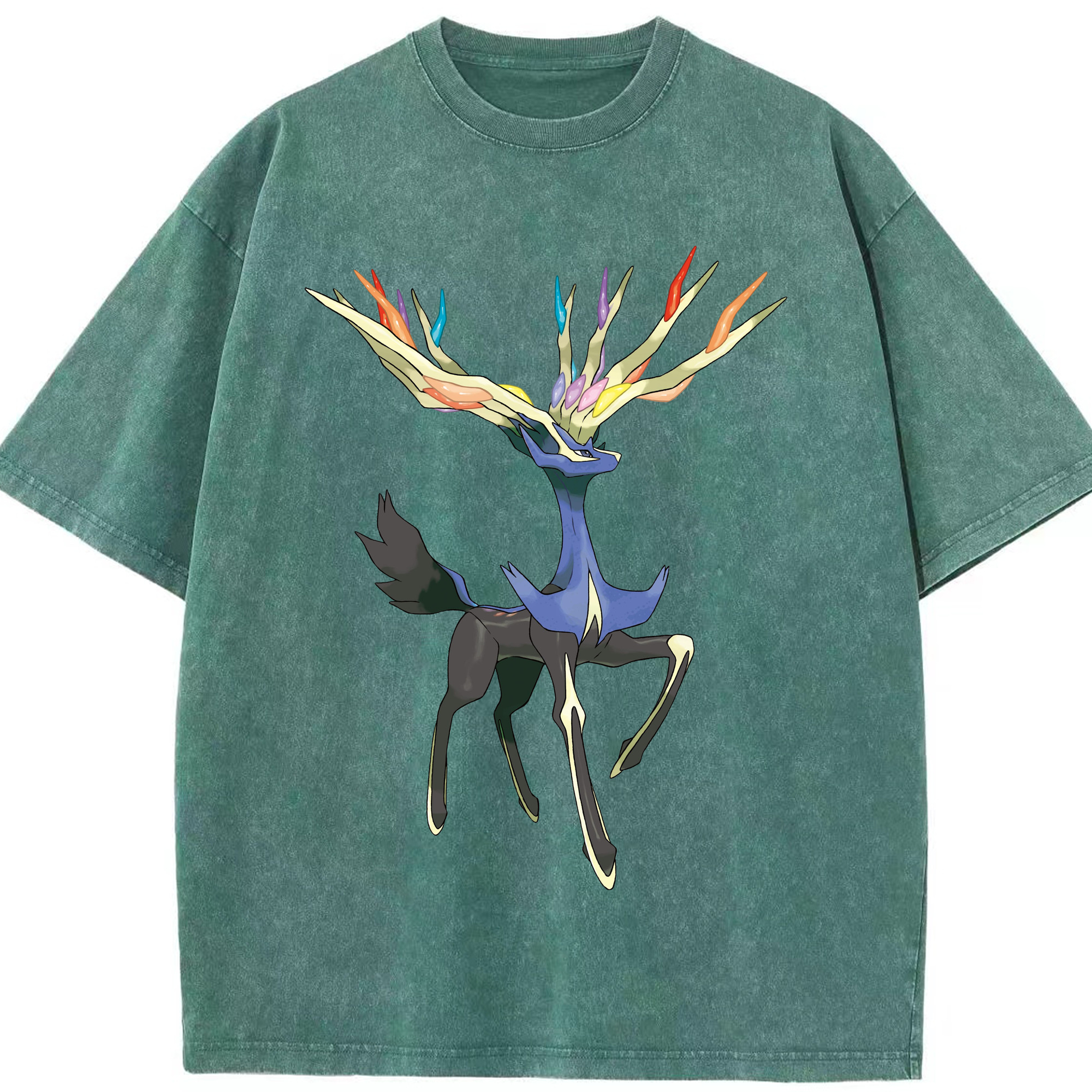 （画像用） ポケットモンスター Pokémon 綿100% ヴィンテージ風 半袖Tシャツ（フロントプリント）